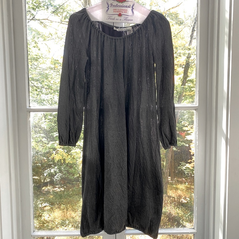 Hache silver grey party dress